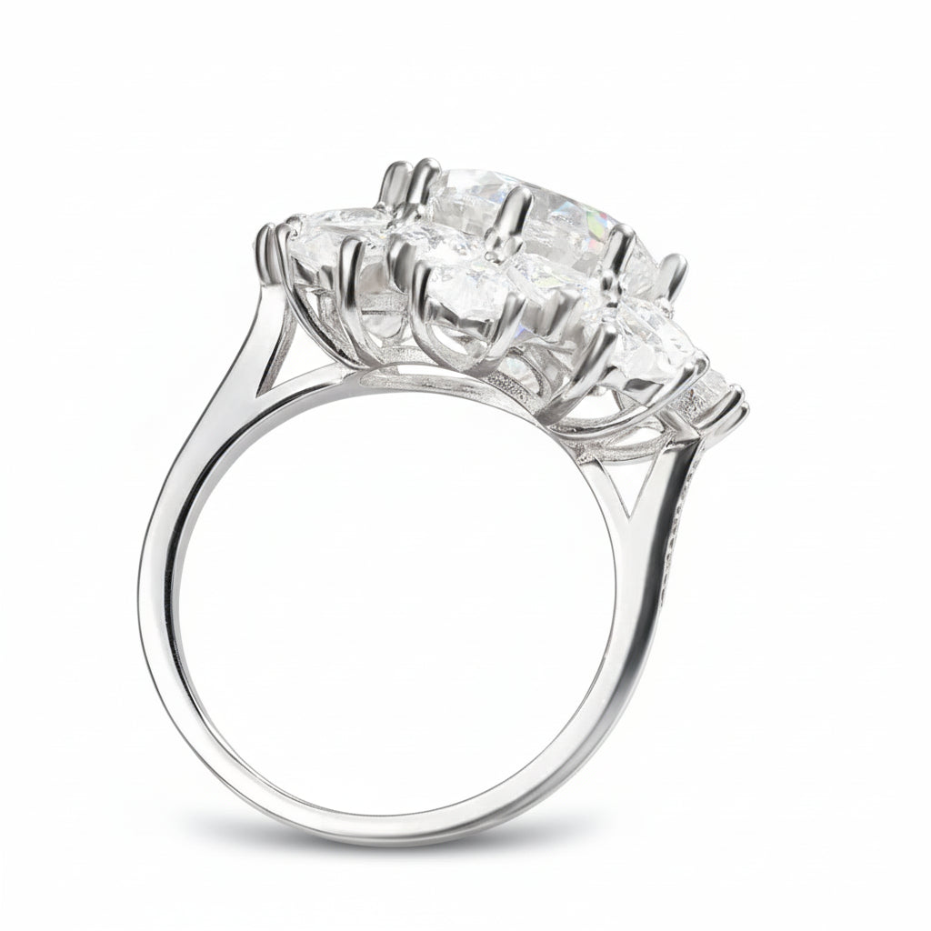 Dazzling 5 Carat Moissanite Ring..