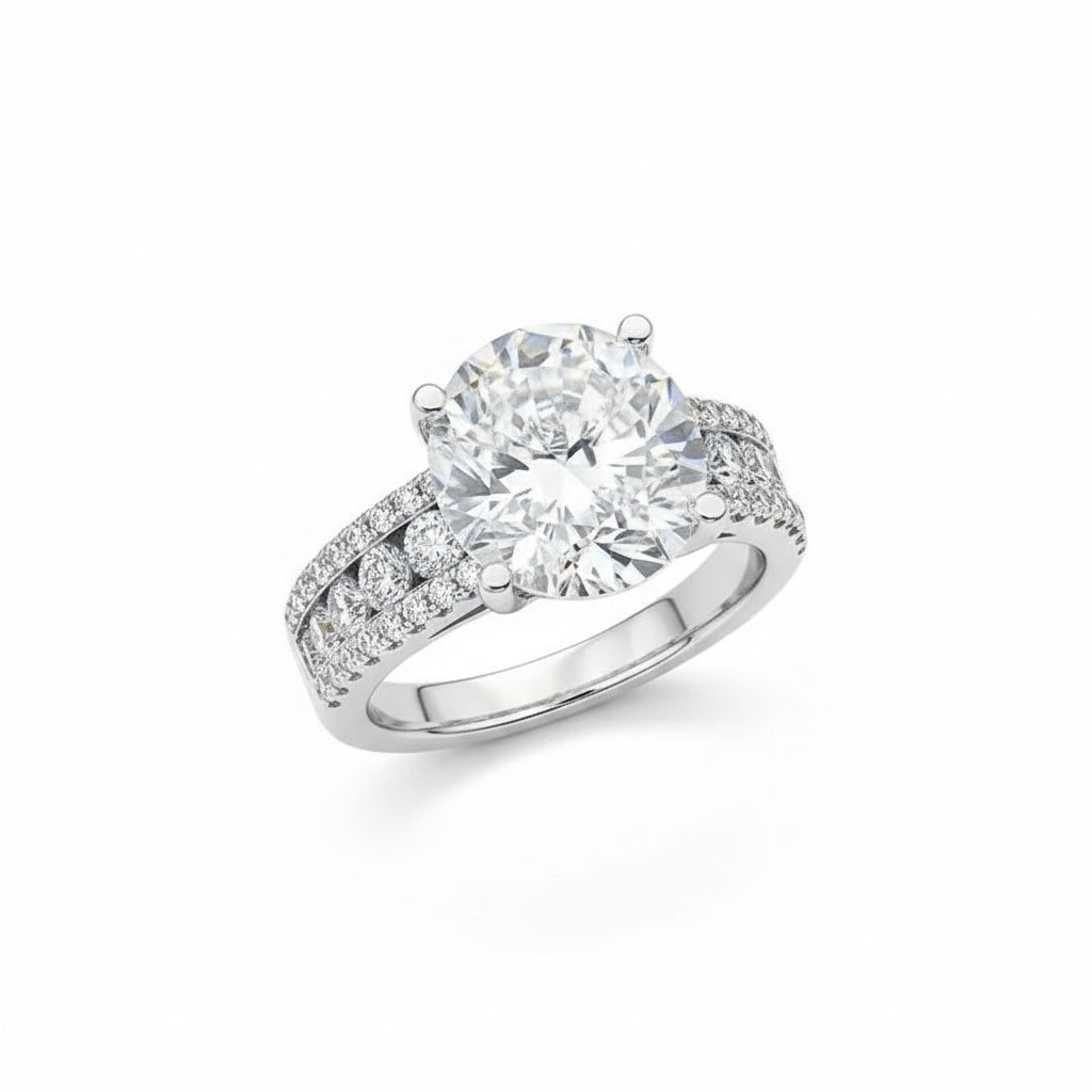 Radiant 2-Carat Moissanite Luxe Ring..