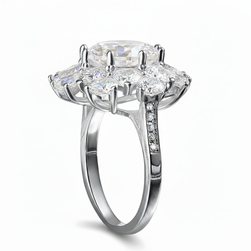 Dazzling 5 Carat Moissanite Ring..