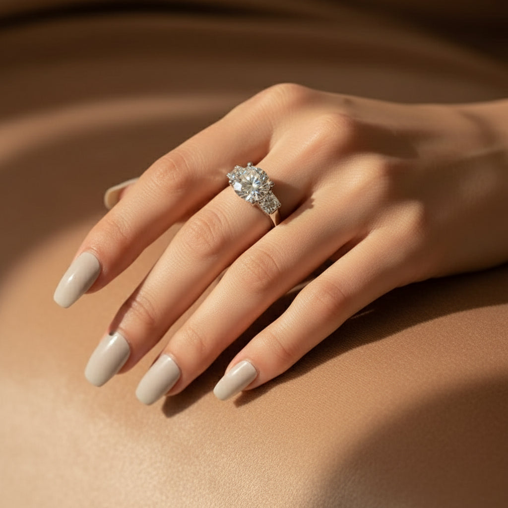 Radiant 2-Carat Moissanite Luxe Ring..