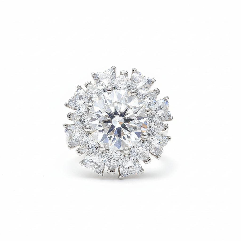 Dazzling 5 Carat Moissanite Ring..
