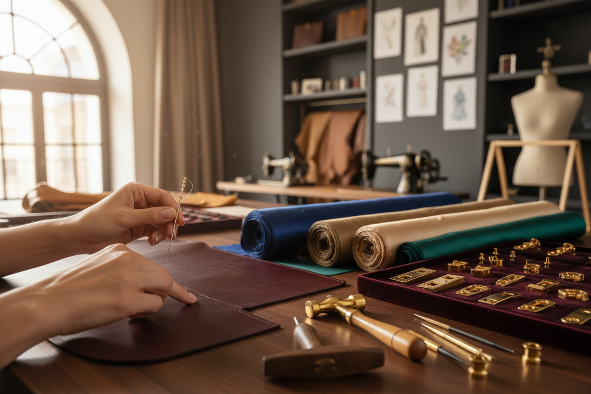 luxury craftmanship of fashion brand